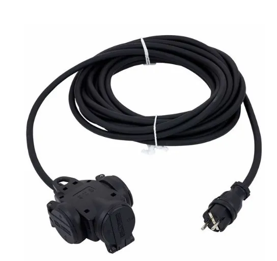 [SDC08010003] Prolongador o extensión cable con tripleta Monofase Schuko 16 A 5m