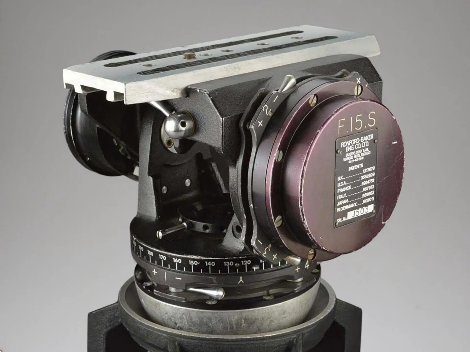 [SDC0601110002] Cabezal Ronford-Baker F15S (BOLA 150mm CINE)